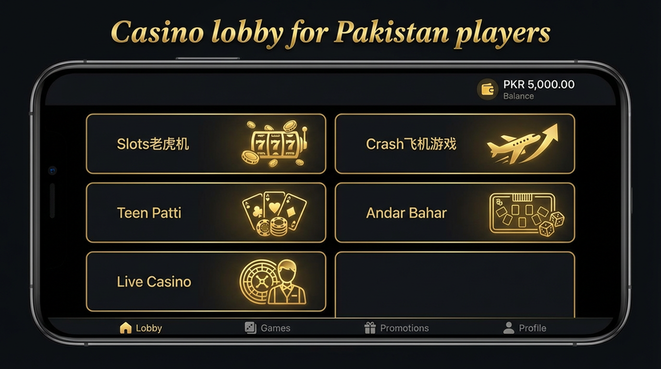 Lobby view of dk999 for Pakistan users - 4